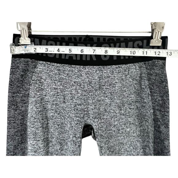 Gymshark Leggings Womens M Gray Flex Low Rise Booty Boost Gym Yoga Athletic - Picture 5 of 12